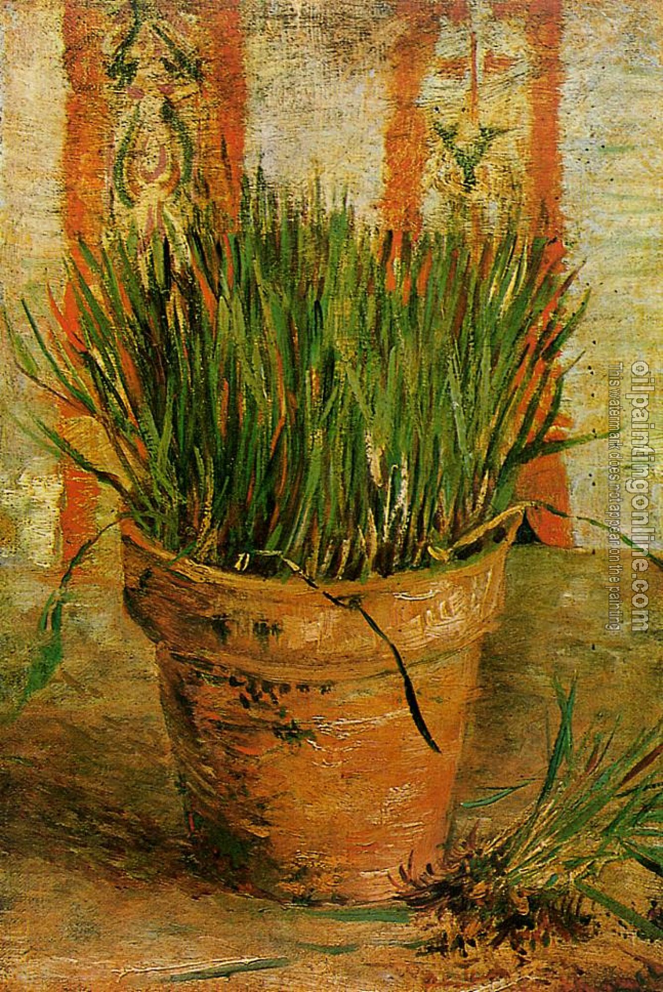 Gogh, Vincent van - Flowerpot with Chives